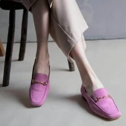 LUA - Rosa Regina Romero Zapato Mocasin De Piso Para Dama En Piel 14 LUA - Rosa Regina Romero Zapato Mocasin De Piso Para Dama En Piel -Reginaromero Tienda de ventas Regina Romero zapato mocasin de piso Lua rosa piel 10