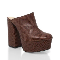 SUZETTE 135 - Tan Regina Romero Zapato Plataforma Tacon Alto Para Dama En Piel 9 SUZETTE 135 - Tan Regina Romero Zapato Plataforma Tacon Alto Para Dama En Piel -Reginaromero Tienda de ventas Regina Romero zapato mule plataforma Suzete cafe piel 3