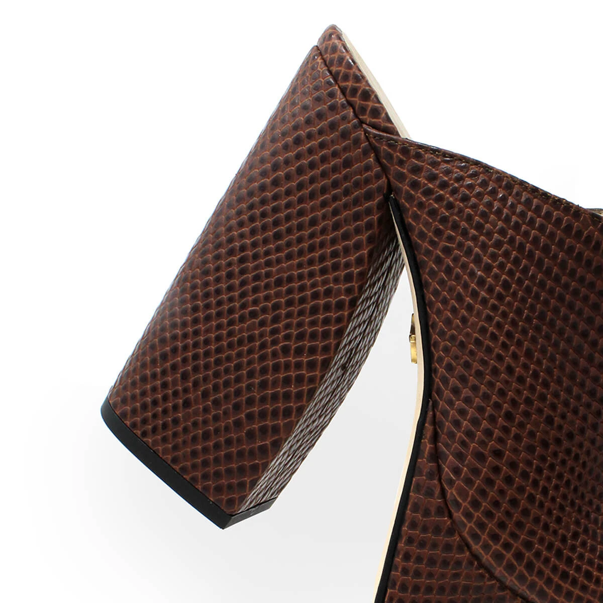 SUZETTE 135 - Tan Regina Romero Zapato Plataforma Tacon Alto Para Dama En Piel 6 SUZETTE 135 - Tan Regina Romero Zapato Plataforma Tacon Alto Para Dama En Piel - Imagen 6