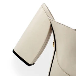 SUZETTE 135 - Latte Regina Romero Zapato Plataforma Tacon Alto Para Dama En Piel -Reginaromero Tienda de ventas Regina Romero zapato mule plataforma Suzette latte piel 5