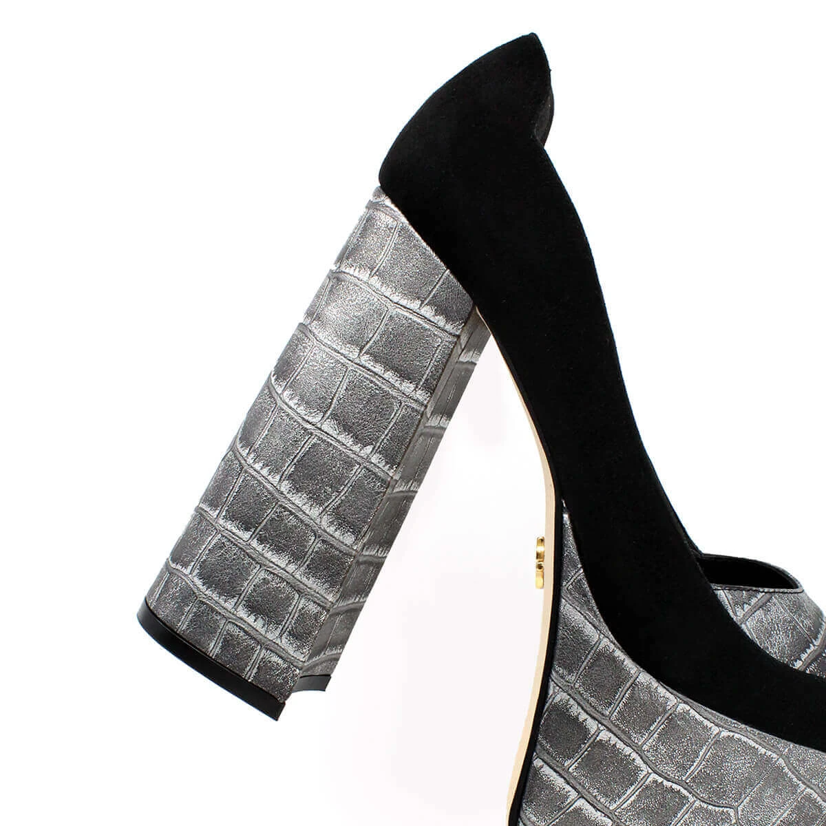 ROSE 150 - Plata Regina Romero Zapato Plataforma Tacon Alto Para Dama En Piel 10 ROSE 150 - Plata Regina Romero Zapato Plataforma Tacon Alto Para Dama En Piel - Imagen 10