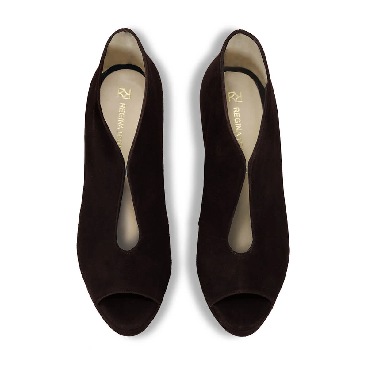 ZAIS 125 - Ante Cafe Regina Romero Zapato Sandalia Plataforma Tacon Alto Para Dama En Piel 6 ZAIS 125 - Ante Cafe Regina Romero Zapato Sandalia Plataforma Tacon Alto Para Dama En Piel - Imagen 6