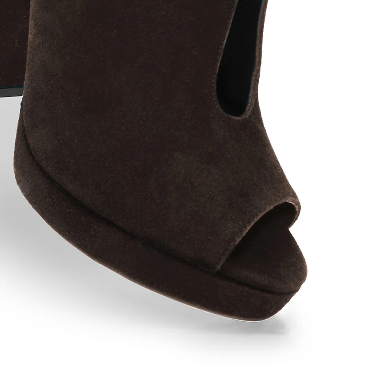 ZAIS 125 - Ante Cafe Regina Romero Zapato Sandalia Plataforma Tacon Alto Para Dama En Piel 7 ZAIS 125 - Ante Cafe Regina Romero Zapato Sandalia Plataforma Tacon Alto Para Dama En Piel - Imagen 7