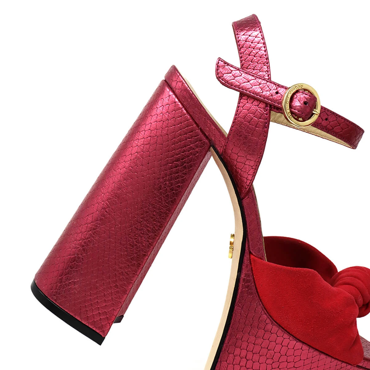 ALE 150 - Fucsia Regina Romero Zapato Sandalia Plataforma Tacon Alto Para Dama En Piel 9 ALE 150 - Fucsia Regina Romero Zapato Sandalia Plataforma Tacon Alto Para Dama En Piel - Imagen 9