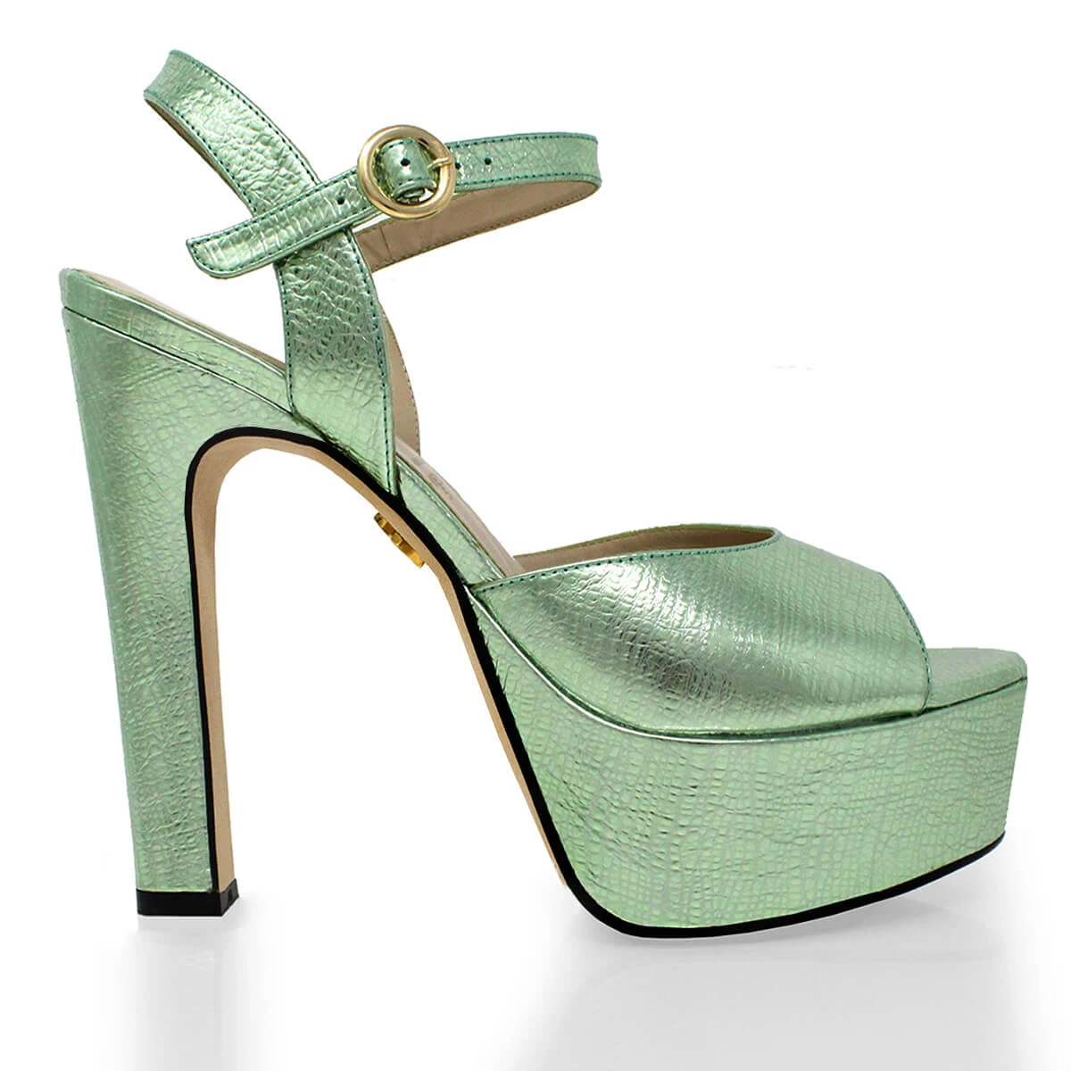 SABRINA 135 - Menta Regina Romero Zapato Sandalia Plataforma Tacon Alto Para Dama En Piel 1 SABRINA 135 - Menta Regina Romero Zapato Sandalia Plataforma Tacon Alto Para Dama En Piel