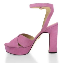 VENUS 120 - Rosa Regina Romero Zapato Sandalia Plataforma Tacon Alto Para Dama En Piel -Reginaromero Tienda de ventas Regina Romero zapato sandalia plataforma tacon alto Venus 120 rosa piel 4