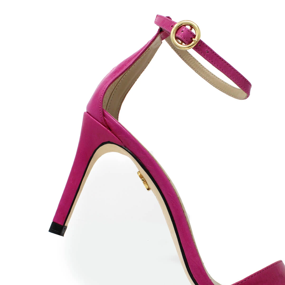 CLAUDINE 85 - Fucsia Regina Romero Zapato Sandalia Zapatilla Tacon Alto Para Dama En Piel - Imagen 10