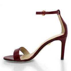 CLAUDINE 85 - Charol Vino Regina Romero Zapato Sandalia Zapatilla Tacon Alto Para Dama En Piel 11 CLAUDINE 85 - Charol Vino Regina Romero Zapato Sandalia Zapatilla Tacon Alto Para Dama En Piel -Reginaromero Tienda de ventas Regina Romero zapato sandalia zapatilla tacon alto Claudine 85 vino charol piel 3