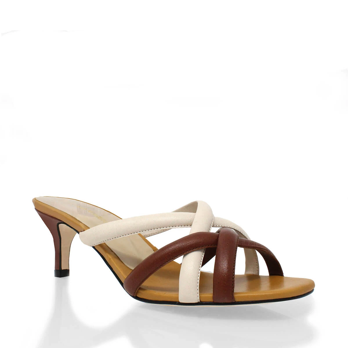 ALDA 60 - Mostaza Y Cafe Regina Romero Zapato Sandalia Zapatilla Tacon Bajo Para Dama En Piel 6 ALDA 60 - Mostaza Y Cafe Regina Romero Zapato Sandalia Zapatilla Tacon Bajo Para Dama En Piel - Imagen 6