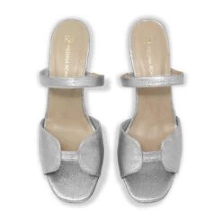 VEGA 60 - Plata Regina Romero Zapato Sandalia Zapatilla Tacon Bajo Para Dama En Piel -Reginaromero Tienda de ventas Regina Romero zapato sandalia zapatilla tacon bajo Vega 60 plata piel 6