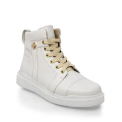 CHIARA 35 - Yogurth Regina Romero Zapato Tenis Urbano Sport Para Dama En Piel -Reginaromero Tienda de ventas Regina Romero zapato tenis urbano sport Chiara 35 latte piel 2