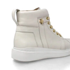 CHIARA 35 - Yogurth Regina Romero Zapato Tenis Urbano Sport Para Dama En Piel -Reginaromero Tienda de ventas Regina Romero zapato tenis urbano sport Chiara 35 latte piel 4