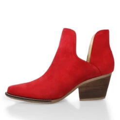 ISSA 60 - Rojo Regina Romero Zapato Bota Botin Tacon Bajo Para Dama En Piel 13 ISSA 60 - Rojo Regina Romero Zapato Bota Botin Tacon Bajo Para Dama En Piel -Reginaromero Tienda de ventas Regina Romero zapatp bota botin tacon bajo Issa 60 rojo nobuck piel 3