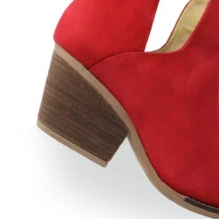 ISSA 60 - Rojo Regina Romero Zapato Bota Botin Tacon Bajo Para Dama En Piel 16 ISSA 60 - Rojo Regina Romero Zapato Bota Botin Tacon Bajo Para Dama En Piel -Reginaromero Tienda de ventas Regina Romero zapatp bota botin tacon bajo Issa 60 rojo nobuck piel 4