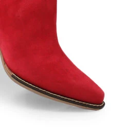 ISSA 60 - Rojo Regina Romero Zapato Bota Botin Tacon Bajo Para Dama En Piel 15 ISSA 60 - Rojo Regina Romero Zapato Bota Botin Tacon Bajo Para Dama En Piel -Reginaromero Tienda de ventas Regina Romero zapatp bota botin tacon bajo Issa 60 rojo nobuck piel 5
