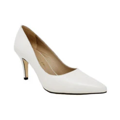 REGINA PUMP 75 - Blanco Regina Romero Zapato Zapatilla Tacon Alto Para Dama En Piel -Reginaromero Tienda de ventas Regina romero zapatilla Regina 75 blanco piel 2 2f986188 4206 4dad a859 4634f28b6fcf