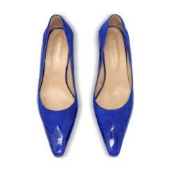 RICCARDI 60 - Azul Regina Romero Zapato Zapatilla Tacon Bajo Para Dama En Piel 15 RICCARDI 60 - Azul Regina Romero Zapato Zapatilla Tacon Bajo Para Dama En Piel -Reginaromero Tienda de ventas Regina romero zapatilla pump Riccardi azul piel 2