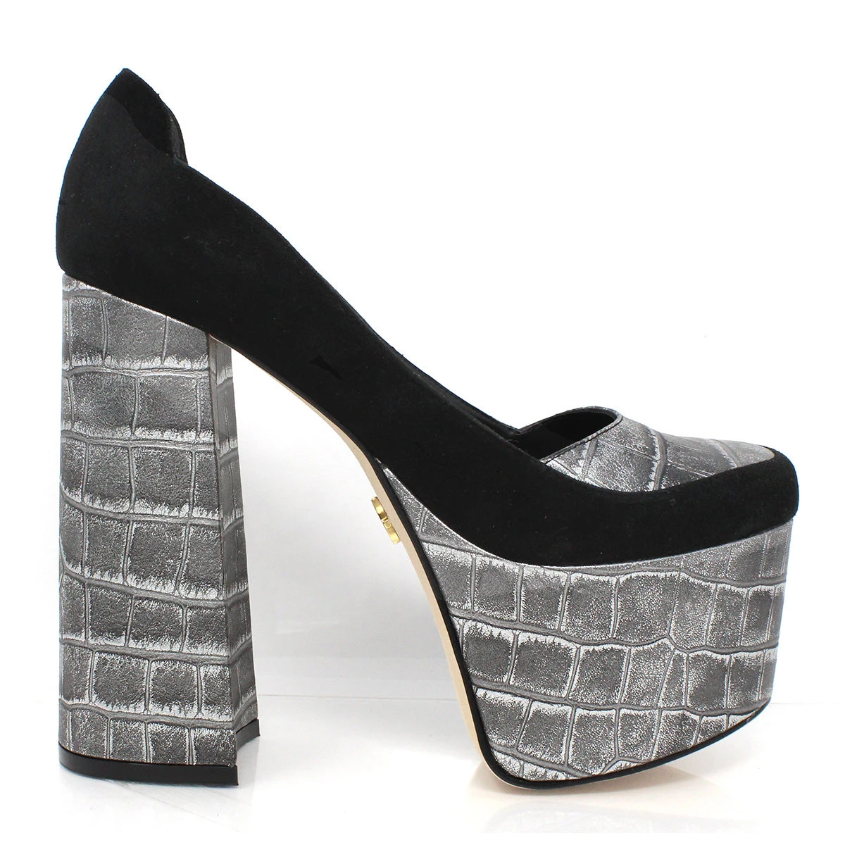 ROSE 150 - Plata Regina Romero Zapato Plataforma Tacon Alto Para Dama En Piel 1 ROSE 150 - Plata Regina Romero Zapato Plataforma Tacon Alto Para Dama En Piel