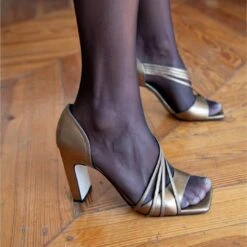 HADA 100 - Oro Viejo Regina Romero Zapato Sandalia Zapatilla Tacon Alto Para Dama En Piel 15 HADA 100 - Oro Viejo Regina Romero Zapato Sandalia Zapatilla Tacon Alto Para Dama En Piel -Reginaromero Tienda de ventas hadaoro 2