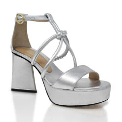 CALIPSO 95 - Plata Regina Romero Zapato Sandalia Plataforma Tacon Alto Para Dama En Piel 13 CALIPSO 95 - Plata Regina Romero Zapato Sandalia Plataforma Tacon Alto Para Dama En Piel -Reginaromero Tienda de ventas sandalias plataforma calipso plata regina romero 3 4