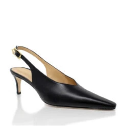 FENICIA 60 - Negro Regina Romero Zapato Zapatilla Tacon Bajo Para Dama En Piel -Reginaromero Tienda de ventas zapatillas fenicia negro regina romero 3 4