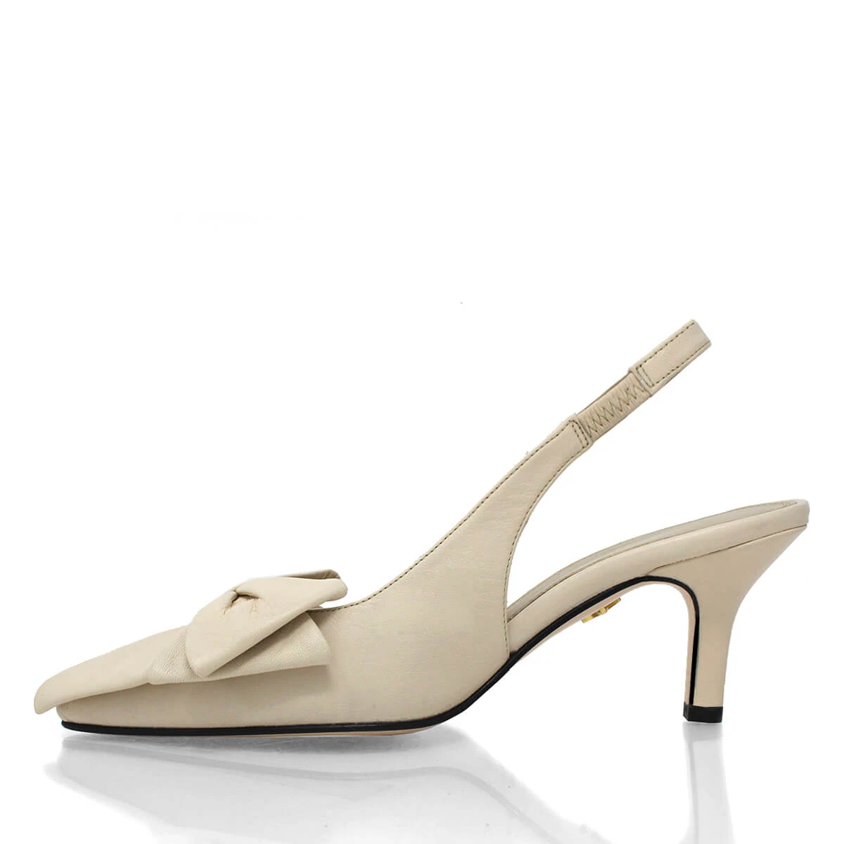 MIMI 50 - Latte Regina Romero Zapato Sandalia Zapatilla Tacon Bajo Para Dama En Piel 7 MIMI 50 - Latte Regina Romero Zapato Sandalia Zapatilla Tacon Bajo Para Dama En Piel - Imagen 7