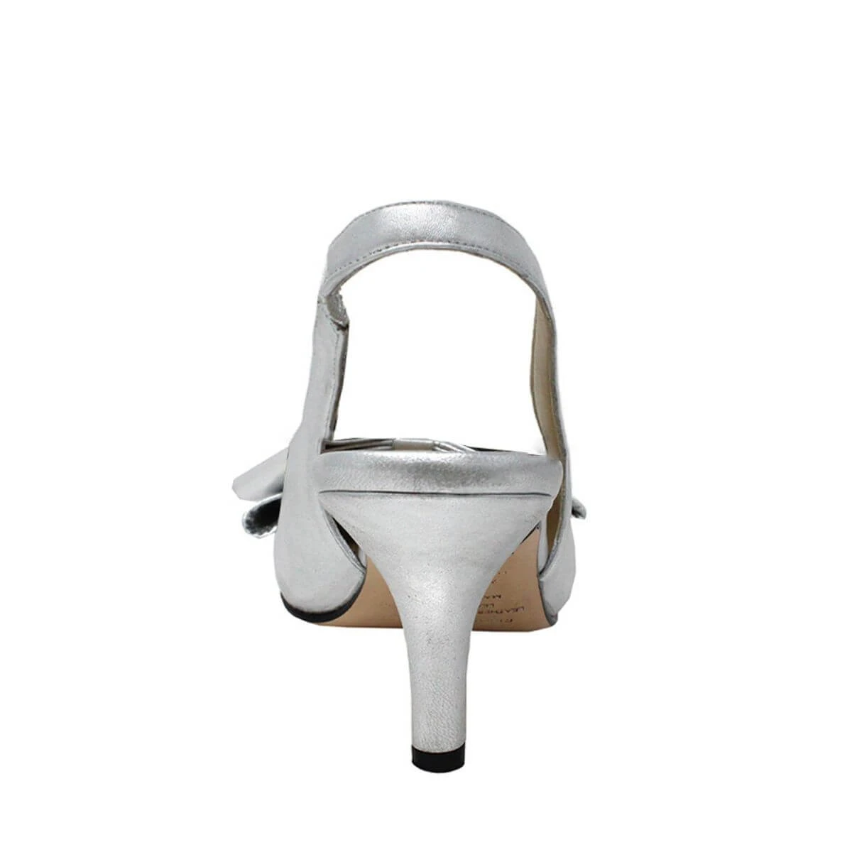 MIMI 50 - Plata Regina Romero Zapato Sandalia Zapatilla Tacon Bajo Para Dama En Piel 9 MIMI 50 - Plata Regina Romero Zapato Sandalia Zapatilla Tacon Bajo Para Dama En Piel - Imagen 9