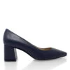 TAMARA 50 - Azul Marino Regina Romero Zapato Zapatilla Tacon Bajo Para Dama En Piel