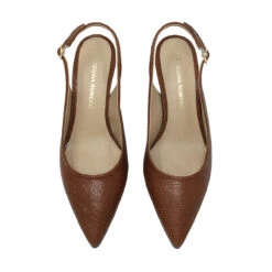 TANIA 50 - Nuez Regina Romero Zapato Zapatilla Tacon Bajo Para Dama En Piel -Reginaromero Tienda de ventas zapatillas tania cafe regina romero cenital