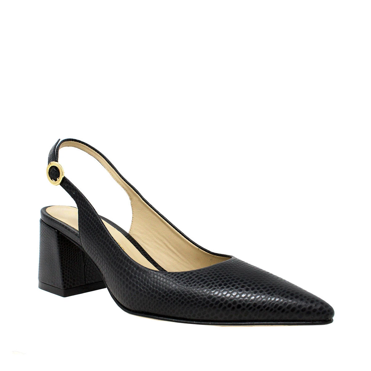 TANIA 50 - Lizard Negro Regina Romero Zapato Zapatilla Tacon Bajo Para Dama En Piel 6 TANIA 50 - Lizard Negro Regina Romero Zapato Zapatilla Tacon Bajo Para Dama En Piel - Imagen 6